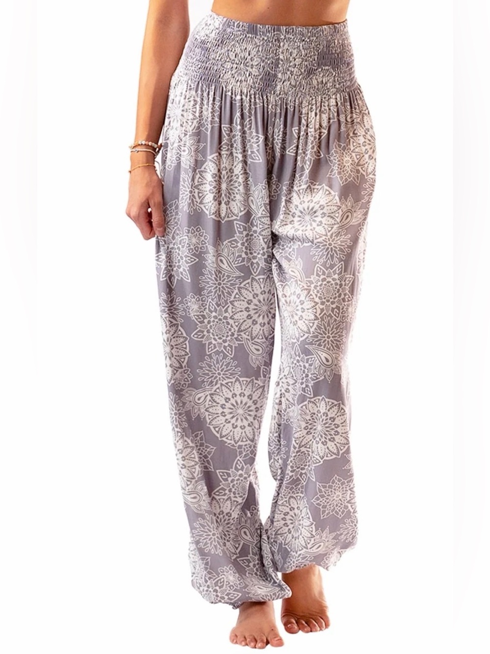 Lotus and Luna Mandala Paisley Harem Pants